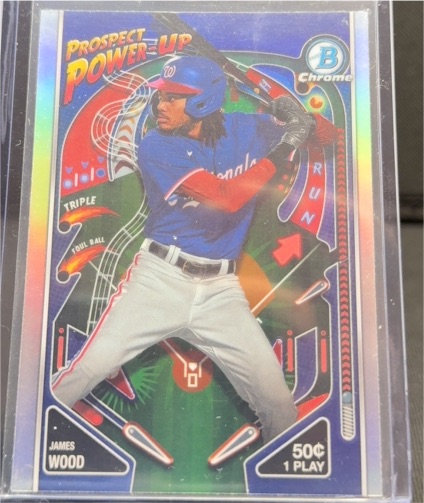 2024 Bowman Chrome Prospect Power-Up #PP-14 James Wood — front