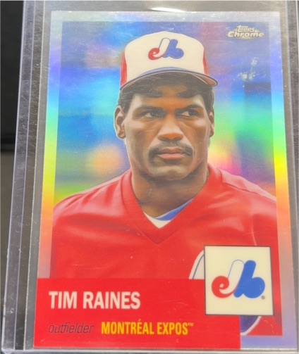 2022 Topps Chrome Platinum Anniversary #478 Tim Raines Montréal Expos — front