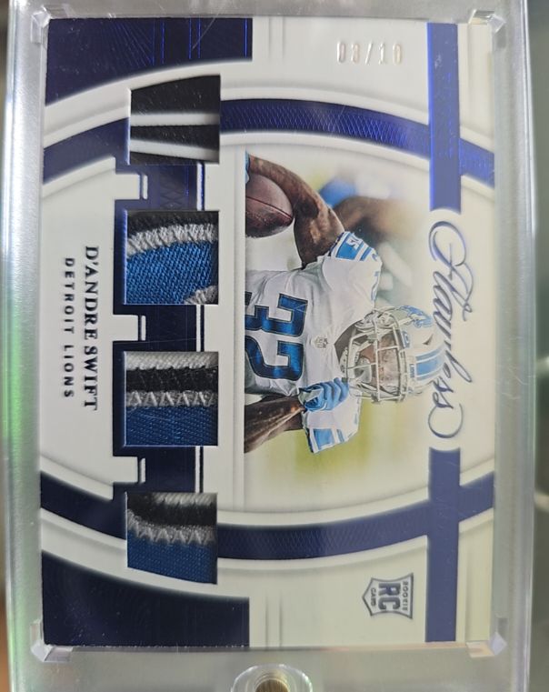 2020 Panini Flawless #RS4 D'Andre Swift — front