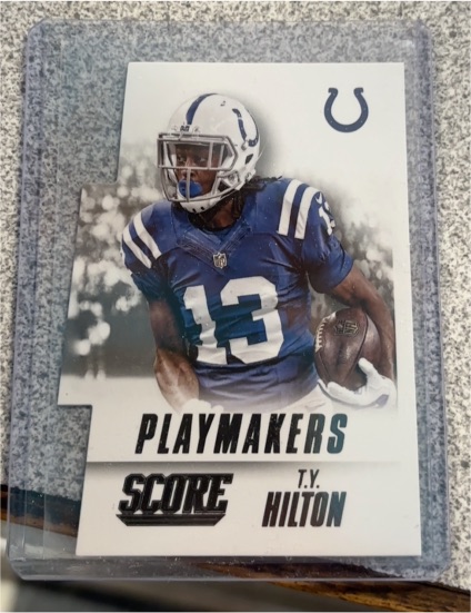 2015 Score #12 T.Y. Hilton Playmakers — front