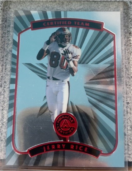 1997 Pinnacle Certified #5 Jerry Rice — front