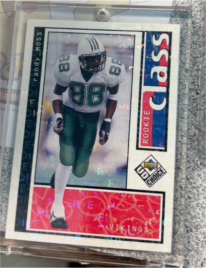 1998 Upper Deck UD Choice Rookie Class #200 Randy Moss — front