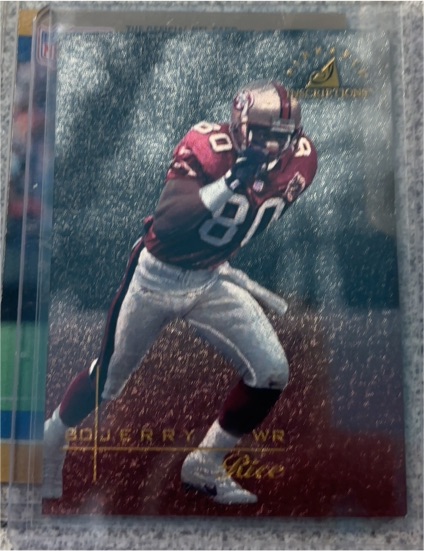 1997 Pinnacle Inscriptions #21 Jerry Rice — front
