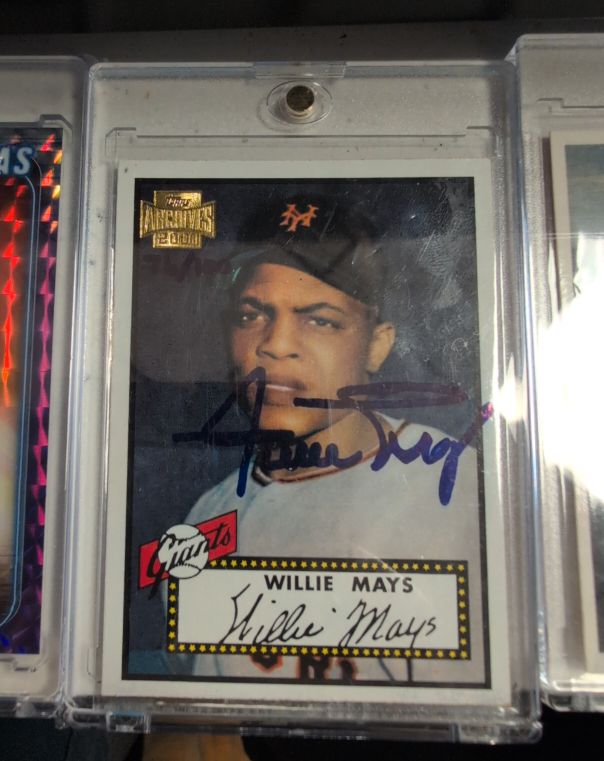 2001 Topps Team Topps Legends #TT1R Willie Mays — front
