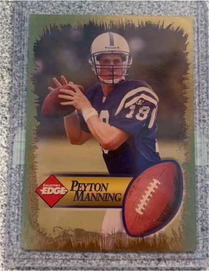 1998 Collector's Edge Peyton Manning Rookie Card — front