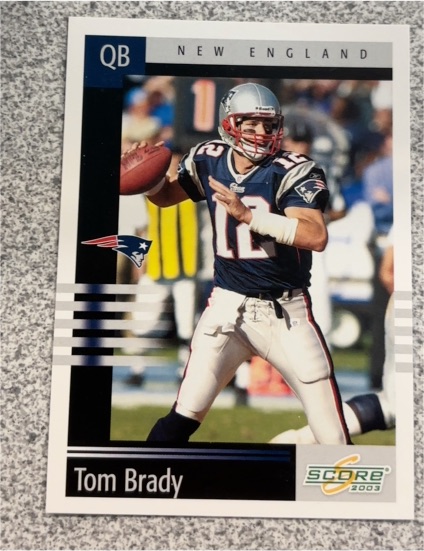 2003 Score #81 Tom Brady — front