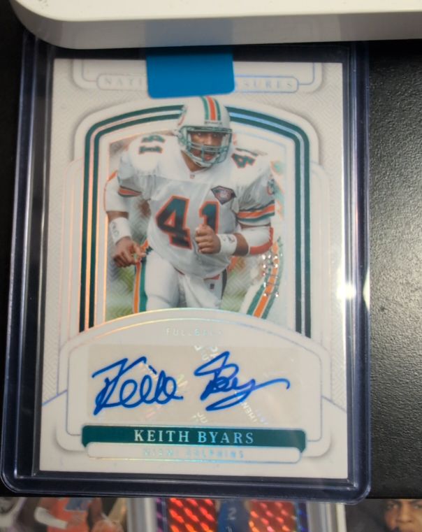2024 Panini National Treasures #SIGS-KBS Keith Byars — front