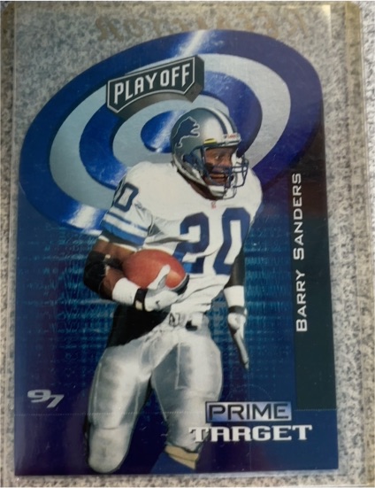 1997 Playoff Zone #2 Barry Sanders Prime Target — front