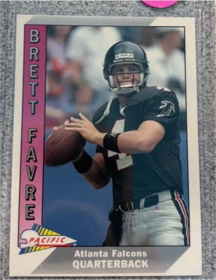 1991 Pacific #551 Brett Favre — front