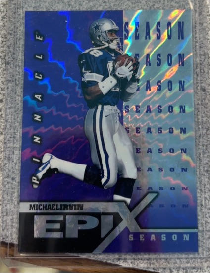 1997 Pinnacle Epix #E6 Michael Irvin — front