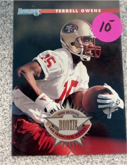 1996 Donruss #237 Terrell Owens Rookie Card — front