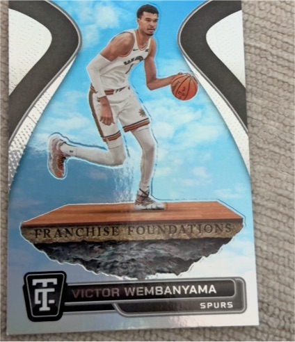 2024-25 Panini Totally Certified #22 Victor Wembanyama Franchise Foundations — front