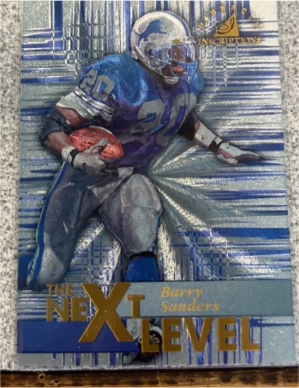 1997 Pinnacle Inscriptions The Next Level #43 Barry Sanders — front
