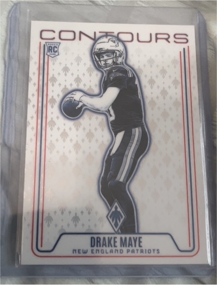 2024 Panini Phoenix #CON-DME Drake Maye Contours — front