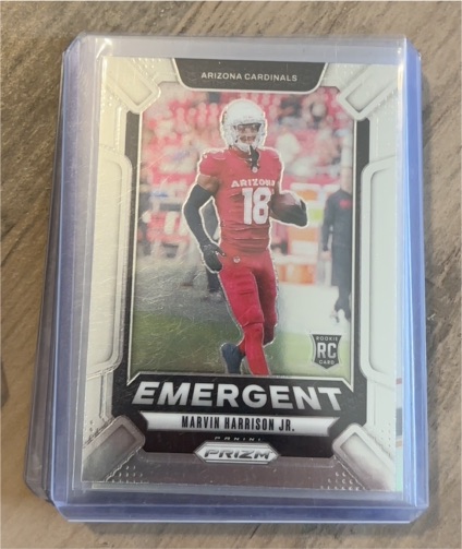 2024 Panini Prizm #5 Marvin Harrison Jr. Emergent Rookie — front