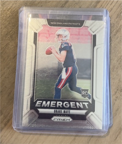2024 Panini Prizm Emergent #4 Drake Maye — front