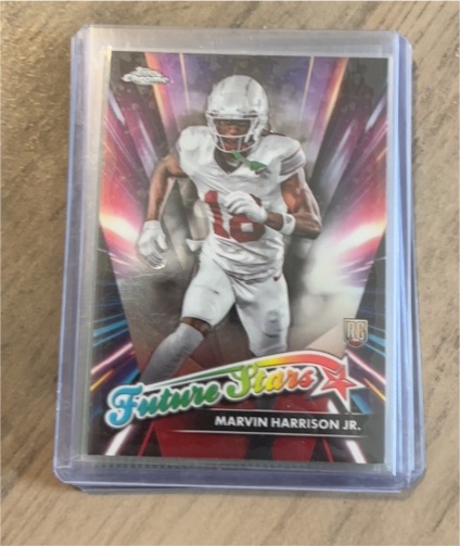 2024 Topps Chrome #FS-8 Marvin Harrison Jr. Future Stars Rookie — front