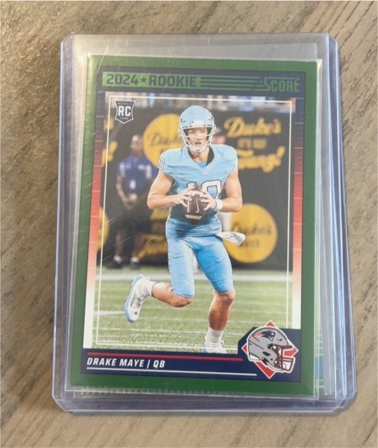 2024 Panini Score #303 Drake Maye — front