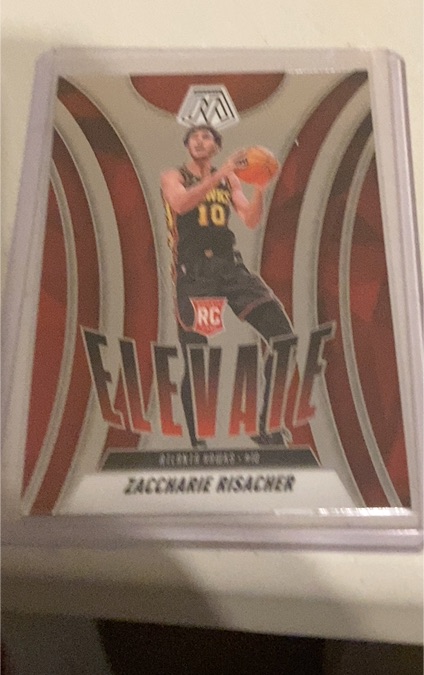 2024-25 Panini Mosaic #7 Zaccharie Risacher Elevate — front