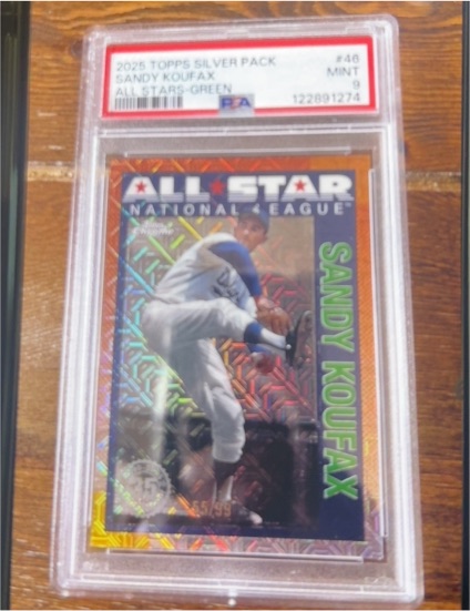 2025 Topps Series 2 #90ASC-46 Sandy Koufax — front
