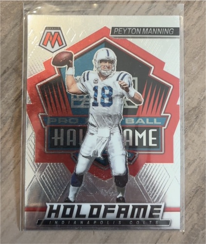 2022 Panini Mosaic Holofame #HF-2 Peyton Manning — front
