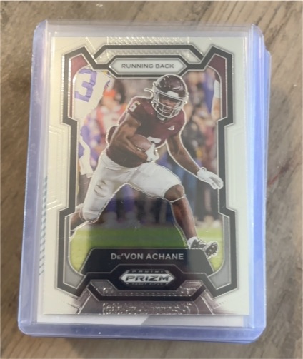 2024 Panini Prizm Draft Picks #92 De'Von Achane Silver Prizm — front