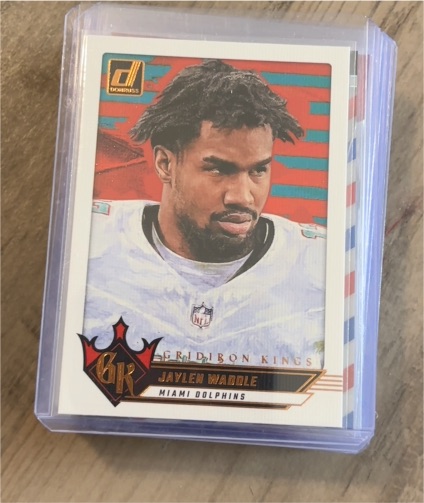 2024 Donruss Gridiron Kings #7 Jaylen Waddle — front