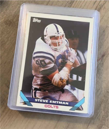 1993 Topps #255 Steve Emtman — front