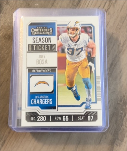 2023 Panini Contenders Season Ticket #58 Joey Bosa — front
