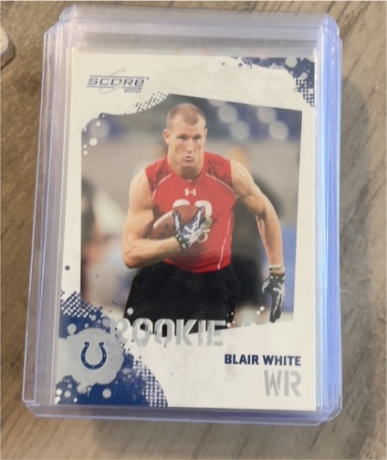 2010 Score #310 Blair White Rookie — front