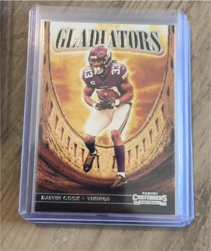 2021 Panini Contenders Gladiators #GLD-DCO Dalvin Cook — front