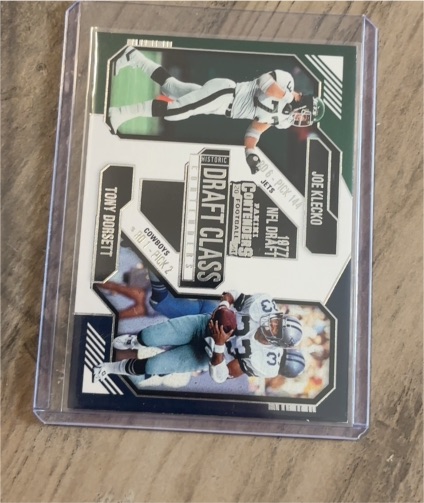 2024 Panini Contenders Historic Draft Class #1 Joe Klecko / Tony Dorsett — front