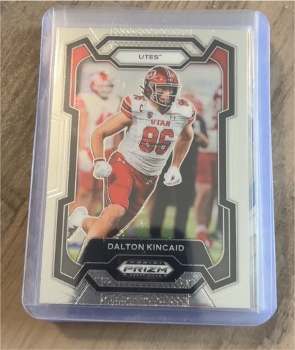2024 Panini Prizm Draft Picks #12 Dalton Kincaid — front