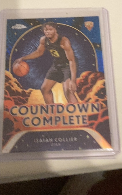 2024-25 Topps Chrome #CC-23 Isaiah Collier Countdown Complete — front