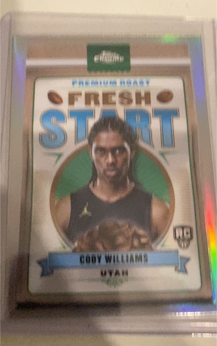 2024-25 Topps Chrome #FS-8 Cody Williams Fresh Start RC — front
