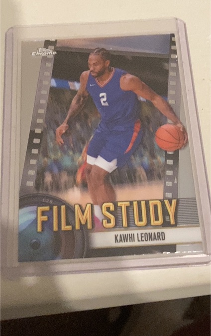 2024-25 Topps Chrome #FS-15 Kawhi Leonard Film Study — front