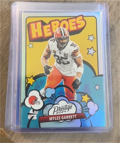 2024 Panini Prestige #11 Myles Garrett Heroes — front