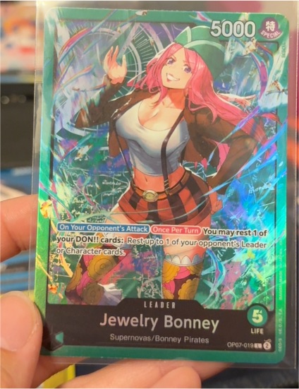2025 One Piece Card Game OP07-019 Jewelry Bonney — front