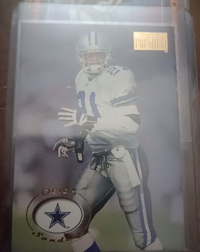 1996 Skybox Premium #46 Deion Sanders — front