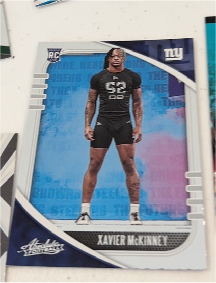 2020 Panini Absolute #198 Xavier McKinney Rookie Card — front