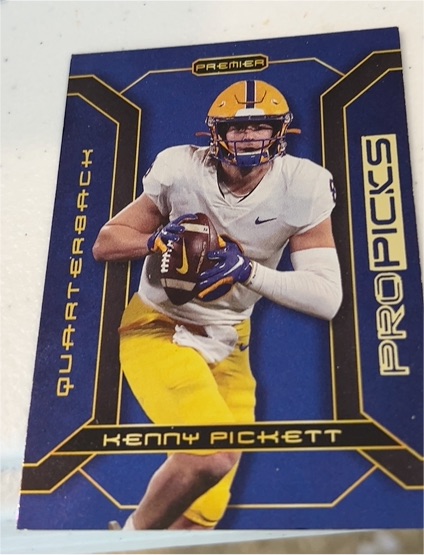 2022 Pro Picks Premier #PP-1 Kenny Pickett — front