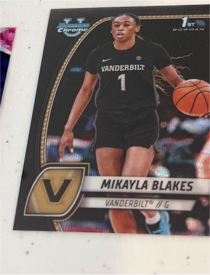 2024 Bowman Chrome University #55 Mikayla Blakes — front