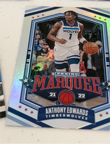 2021-22 Panini Chronicles Marquee #355 Anthony Edwards — front