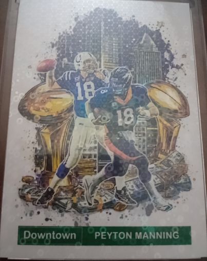 2019 Panini Gridiron Kings Downtown Peyton Manning — front