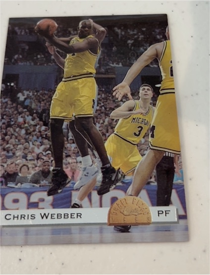 1993 Classic Draft Picks #DS40 Chris Webber — front
