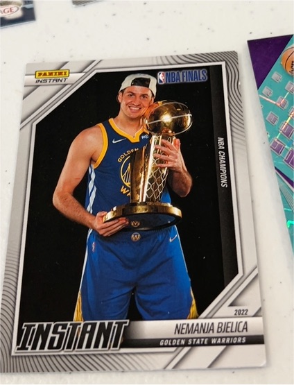 2022 Panini Instant Nemanja Bjelica NBA Finals NBA Champions — front