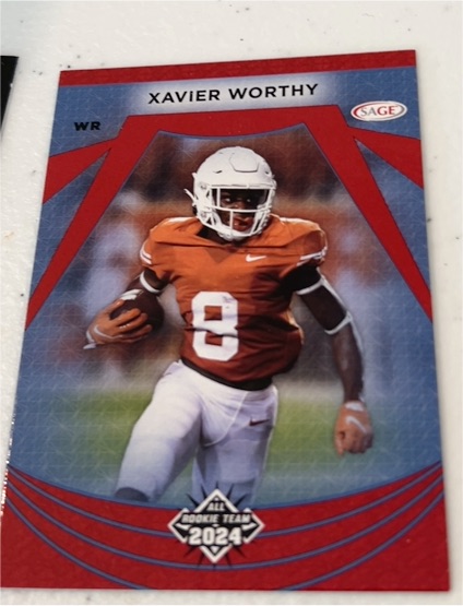 2024 Sage High Series #113 Xavier Worthy — front