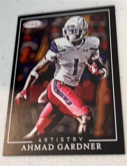 2022 Sage Artistry #1 Ahmad Gardner — front