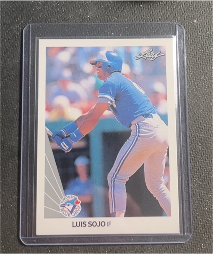 1990 Leaf #291 Luis Sojo — front