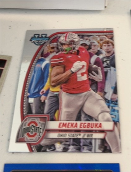 2024 Bowman Chrome University #70 Emeka Egbuka — front